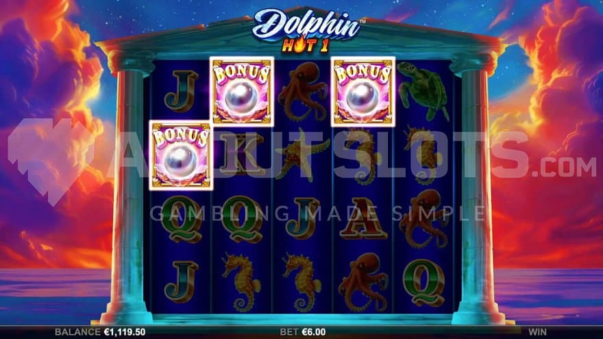Bonus Scatter Symbols on reels 1, 2, and 4 trigger the Free Spins.