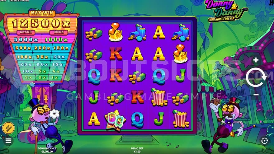 A casino slot on a circus.