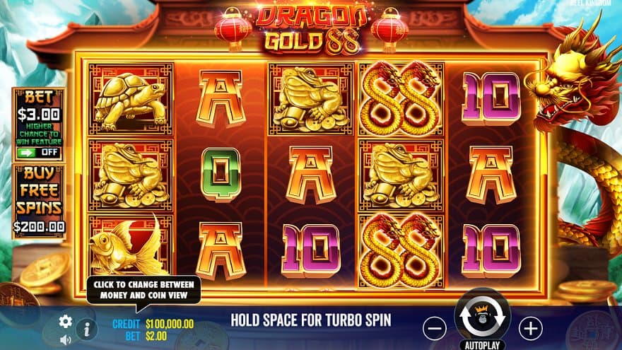 A casino slot with a Chinese theme.