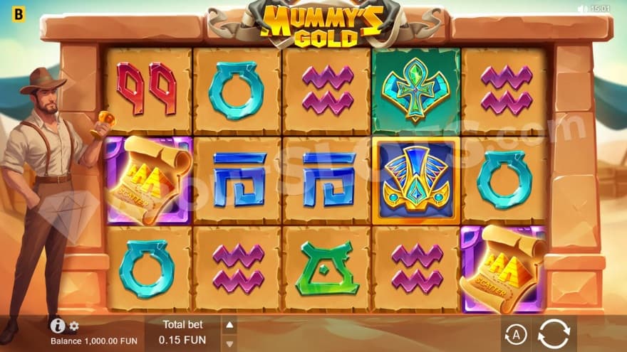 Base game where you can see an adventurer to the left.