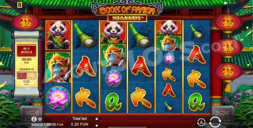 A screenshot of the colorful base game