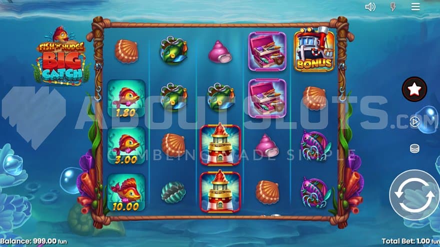 A casino slot under water.