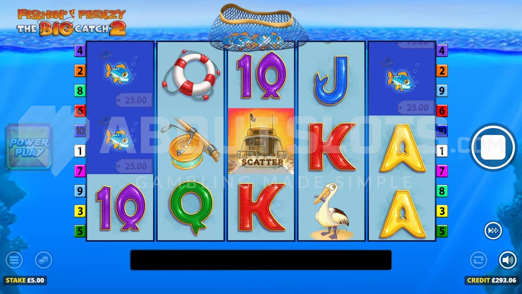 A fishing casino slot.