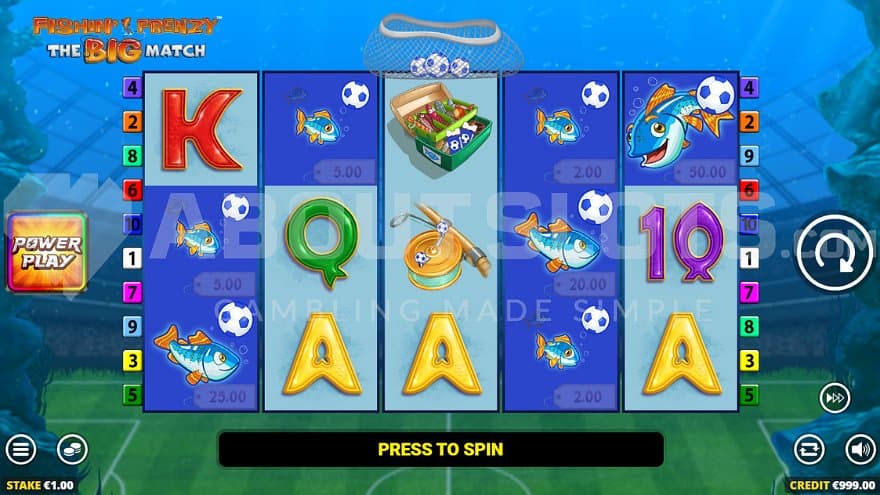 A casino slot with 5 reels and 3 rows.