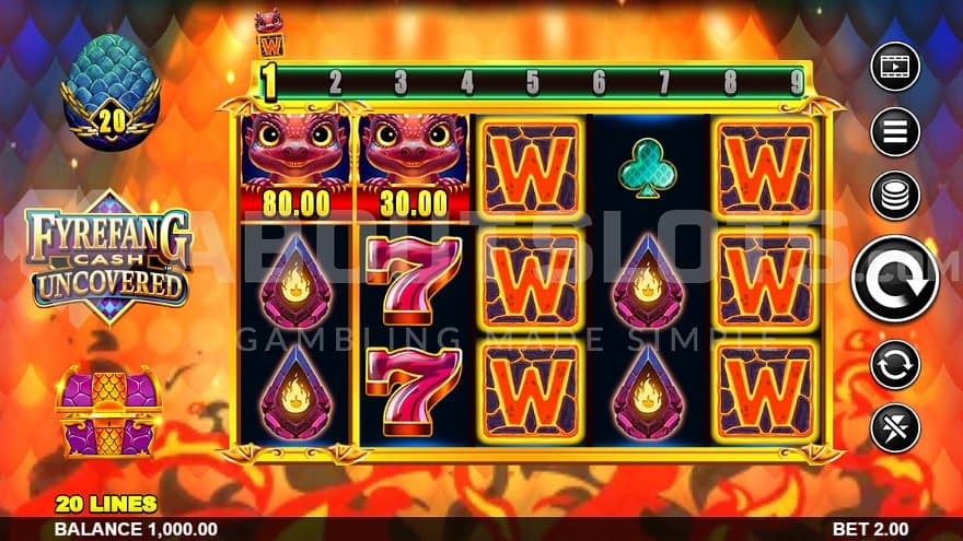 A casino slot with a dragon theme.