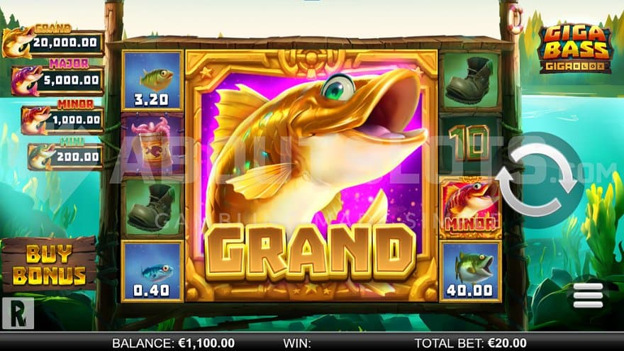 A casino slot at a lake.