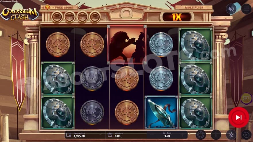 Sticky Wild feature with a 1X multiplier and a sticky wild on the middle reel.