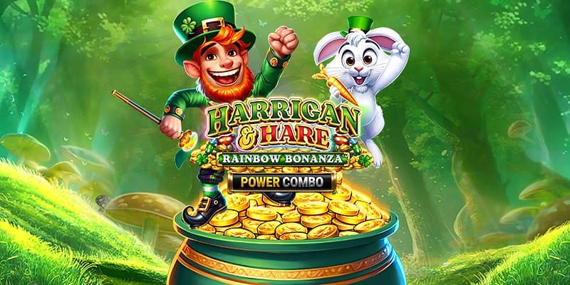 Harrigan & Hare Rainbow Bonanza Power Combo Banner
