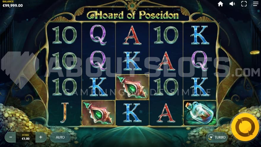 A casino slot with 5 reels and 4 rows.