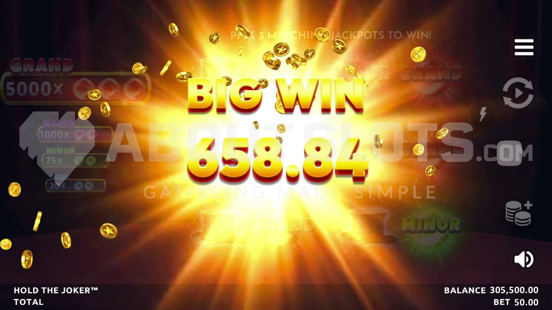 A win of over 12x the bet.