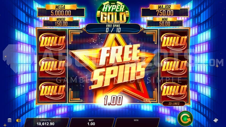 A big 3x3 symbol on reels 2, 3, and 4 in the Free Spins.