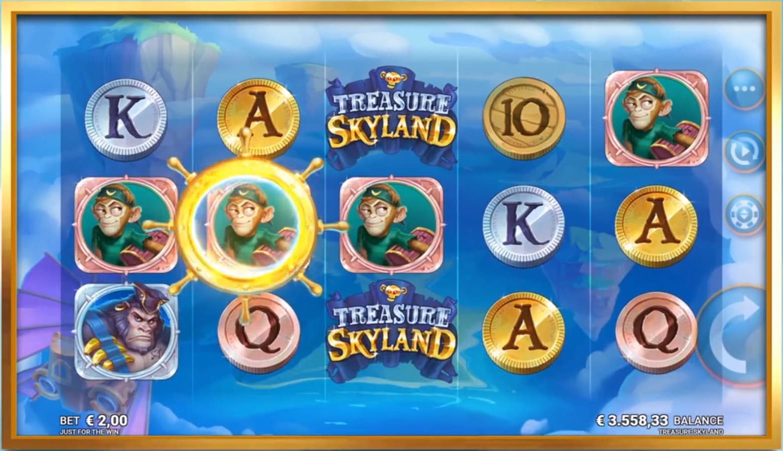 Treasure Skyland Slot Gameplay