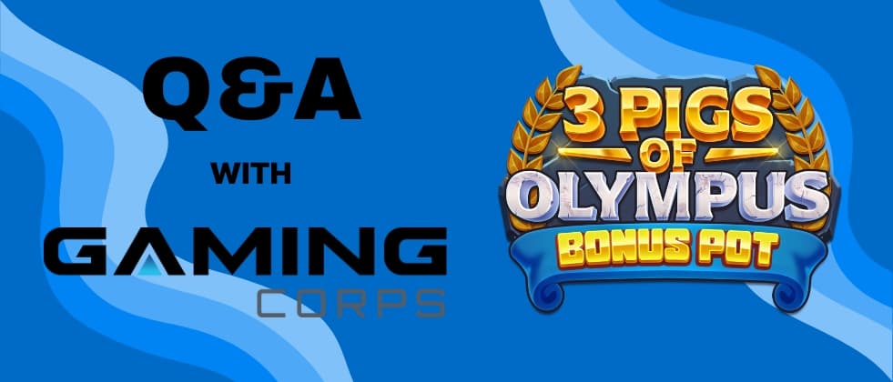 Banner showing the logotype of the 3 Pigs of Olympus Bonus Pot.