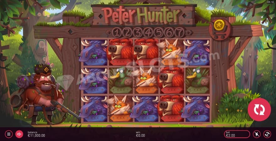 Base game where you can see Peter standing to the left.