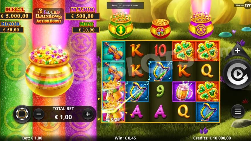 A screenshot from the base game view