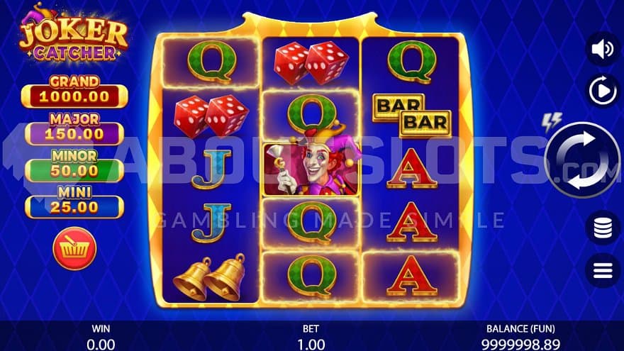 A casino slot with 3 reels and 5 rows.