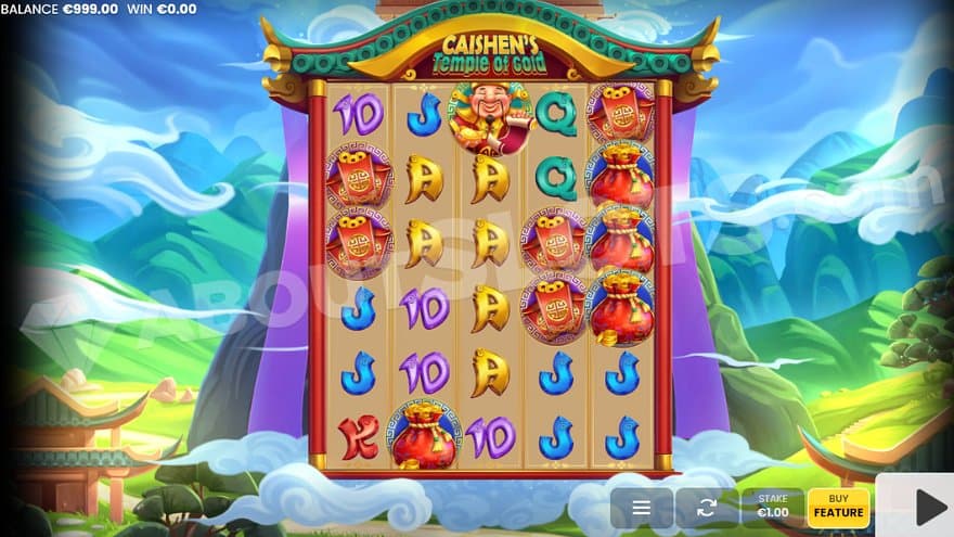 Five reels with six rows on the Chinese countryside.