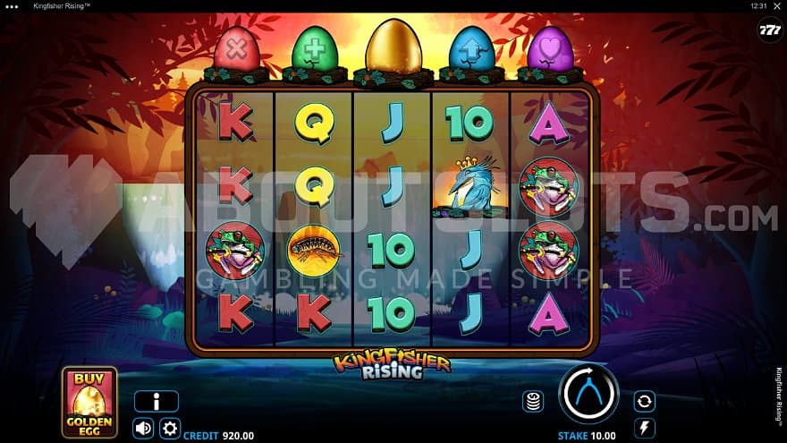 A casino slot by an ocean.