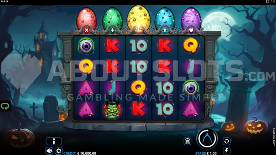 A casino slot on a cemetery.