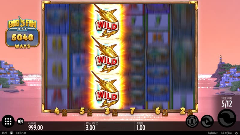 Wild Symbols on reel 3