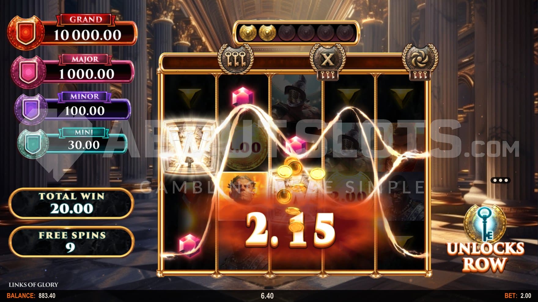 A win on the second Free Spin.