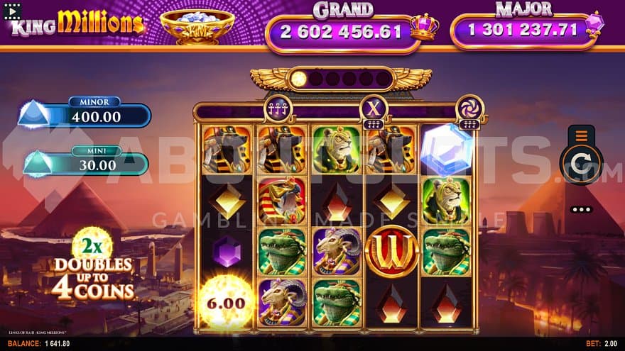 A casino slot in Egypt.