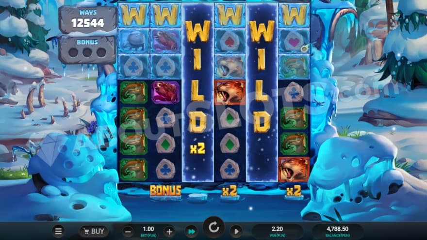 Two Wild Reels cover the seven positions on the third and fifth one.