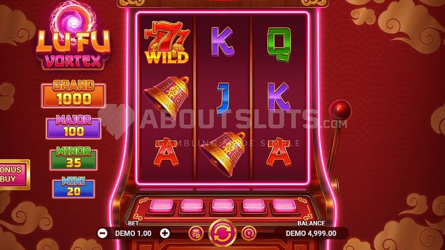 A casino slot with a Chinese theme.