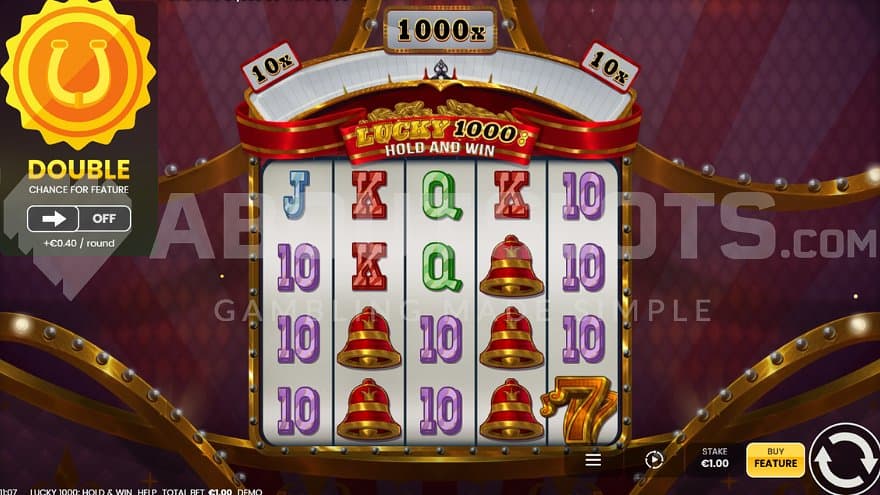 A casino slot with 5 reels and 4 rows.