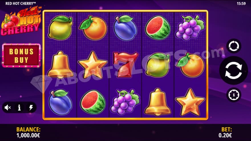 Base game with a purple background.