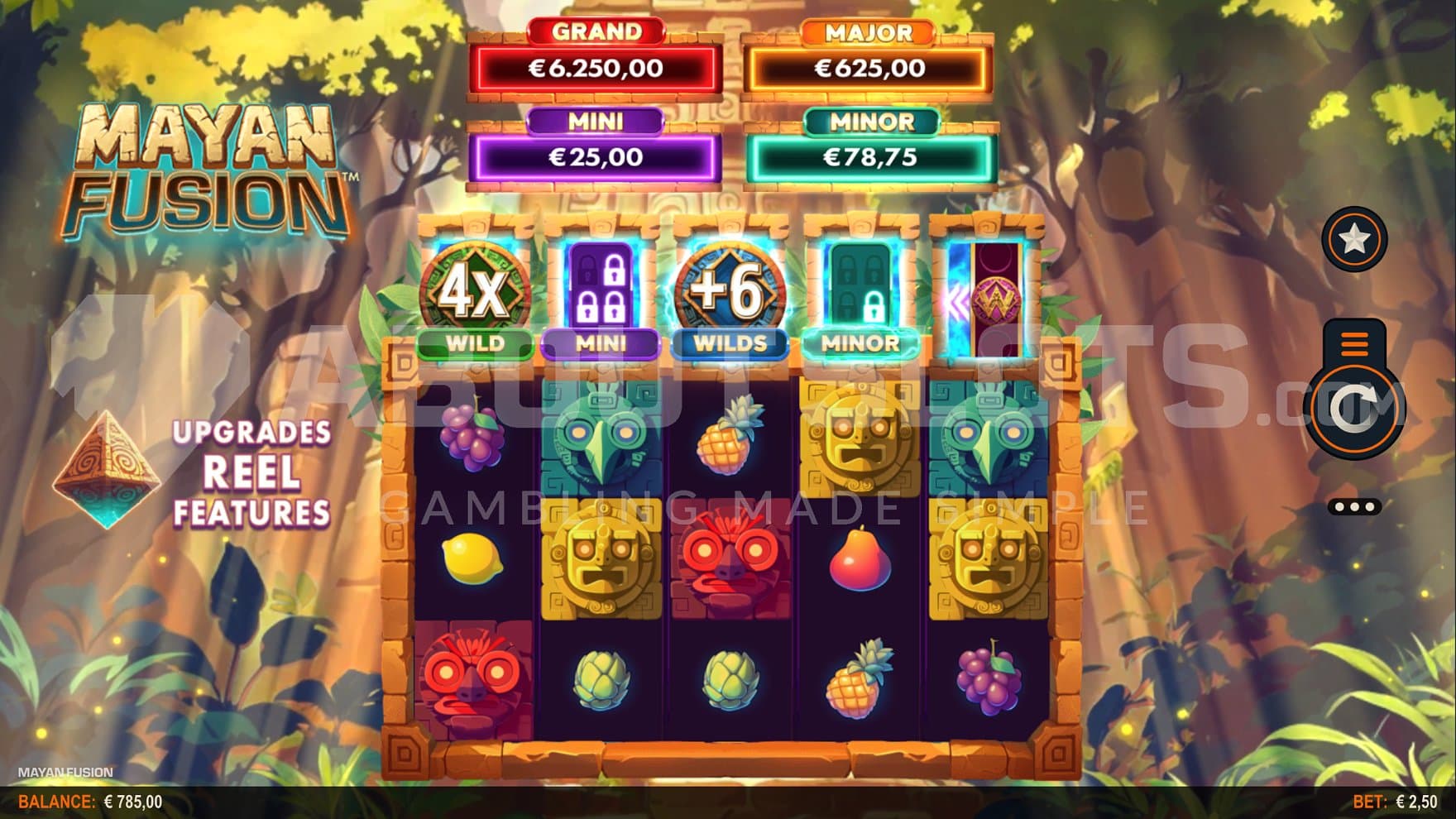 A casino slot in a jungle.