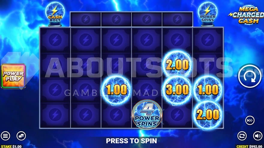 A casino slot with Cash Symbols.