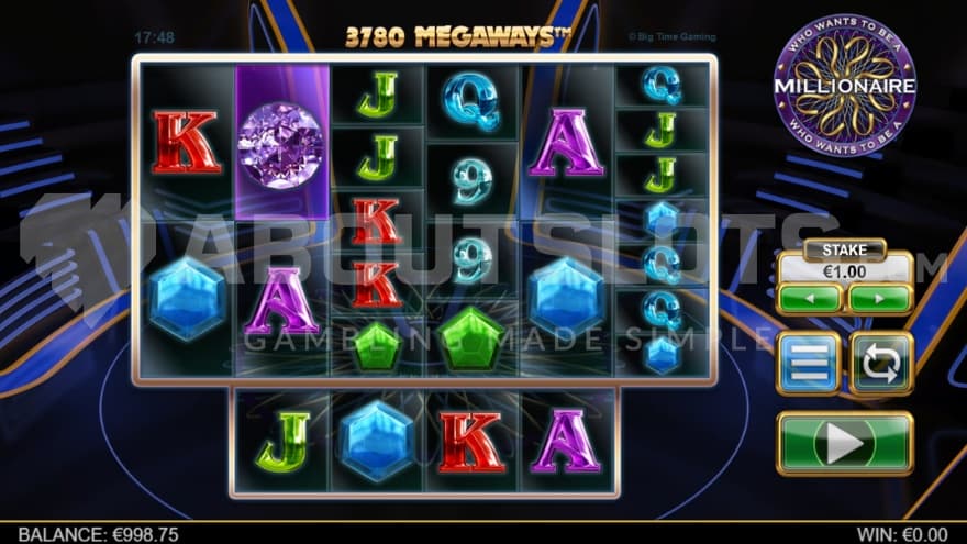 A casino slot with a black background.