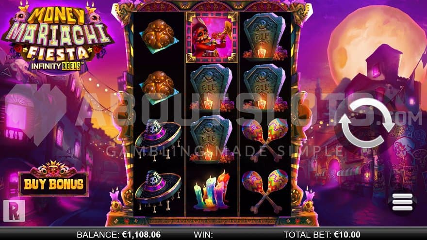 A casino slot with a Mexican theme.