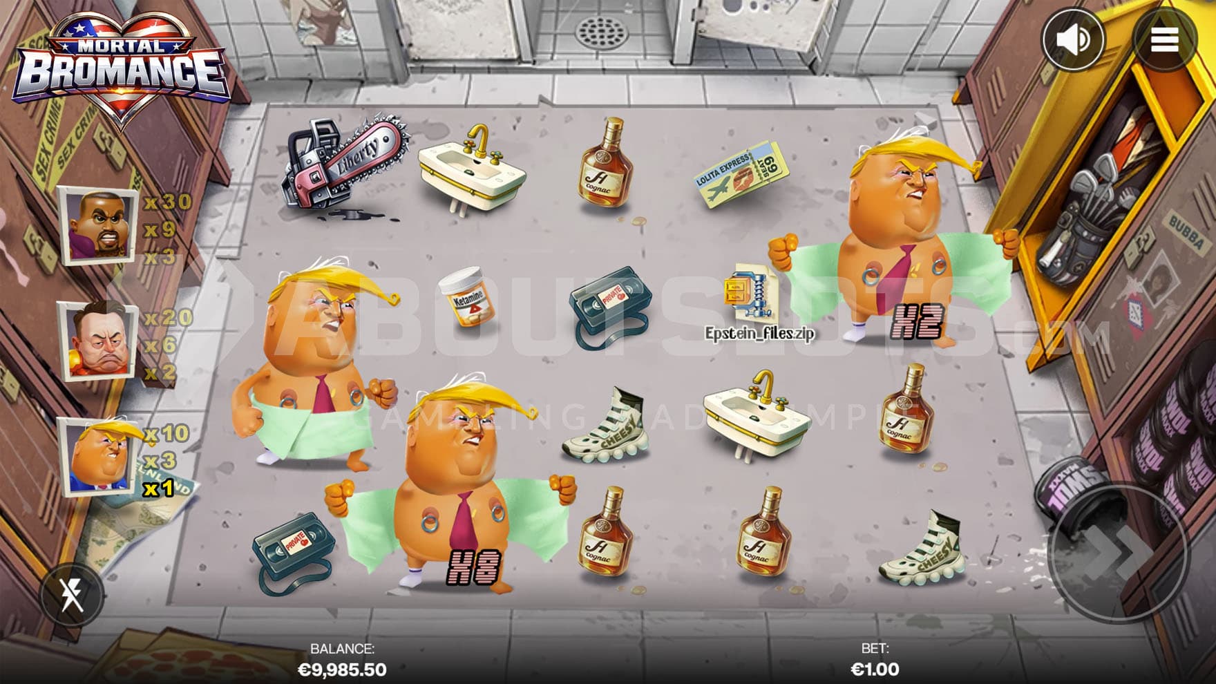 Towel Reveal feature triggered in the base game, awarding instant prizes through special symbols.