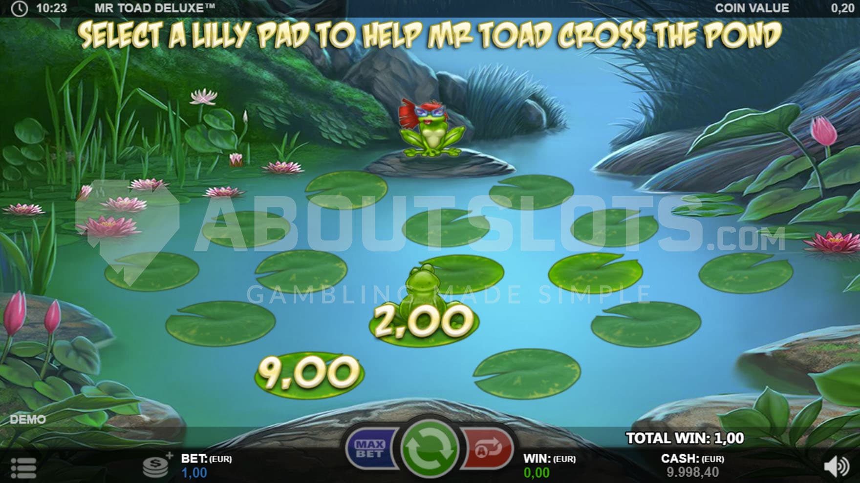 Cross-the-Pond bonus in progress showing 2 revealed instant prizes.