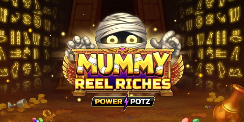 Mummy Reel Riches: Power Potz Banner