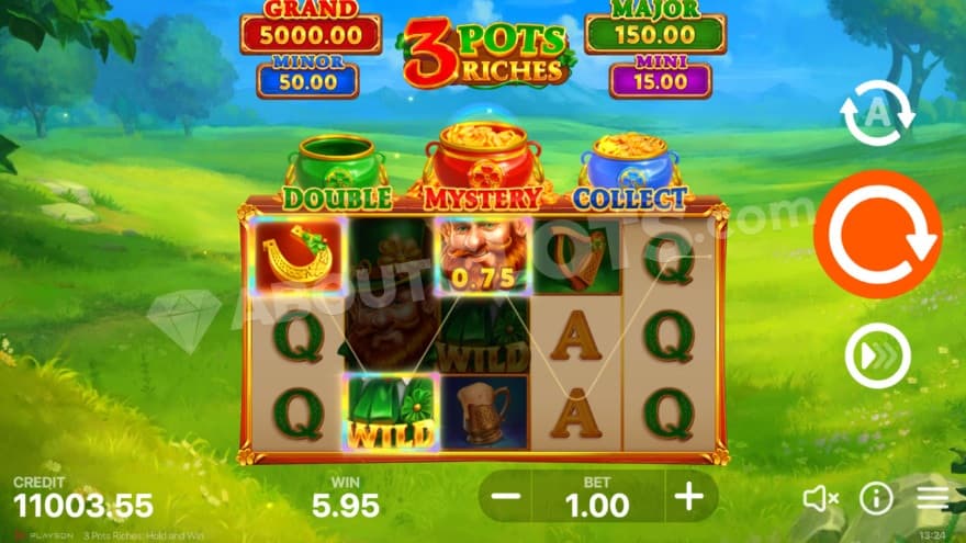 Wild symbols creating winning paylines.