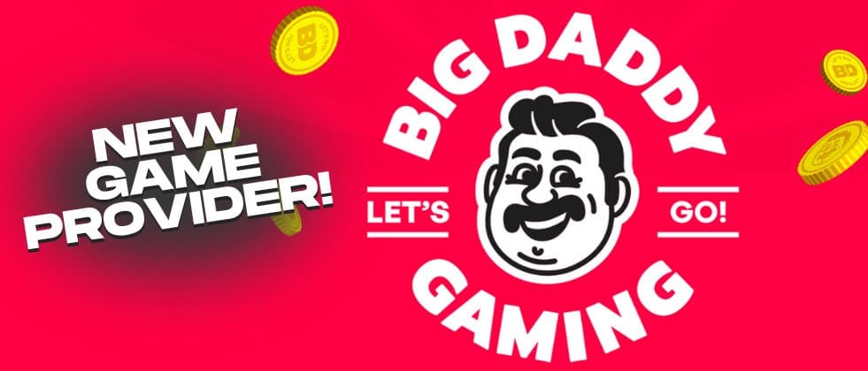 Big Daddy Gaming Gameprovider Banner