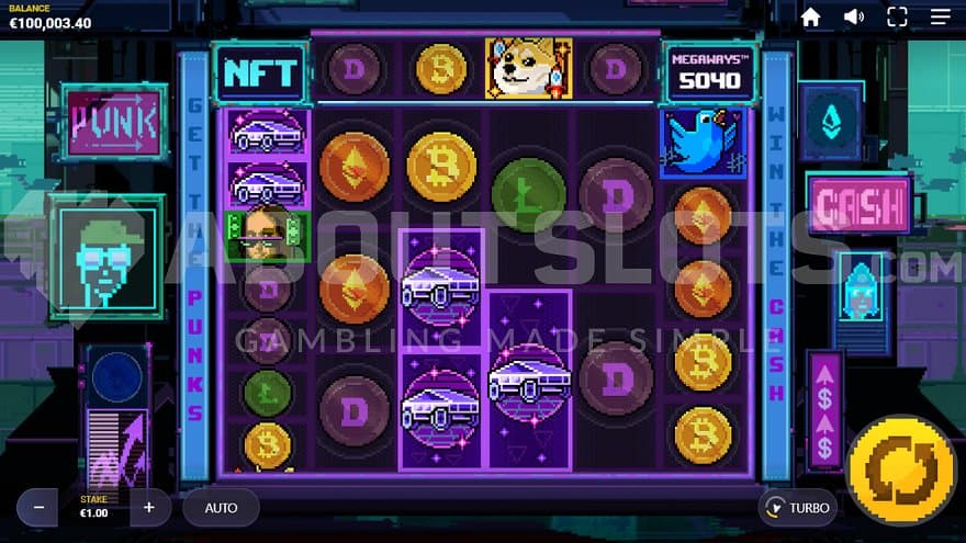 A casino slot about NFTs.