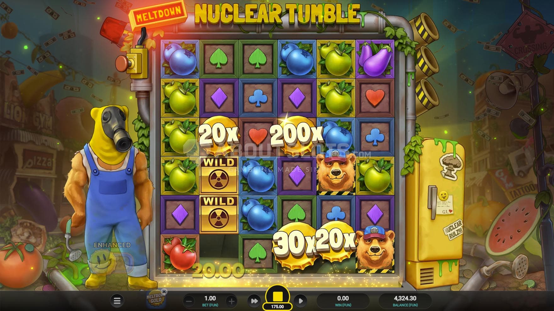 Screenshot of the Meltdown Mode feature triggered in the base game.