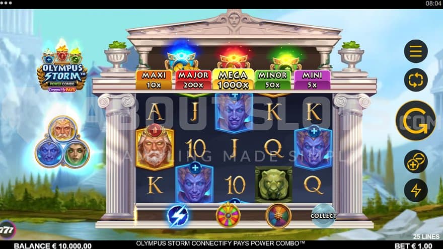 A casino slot on Mount Olympus.