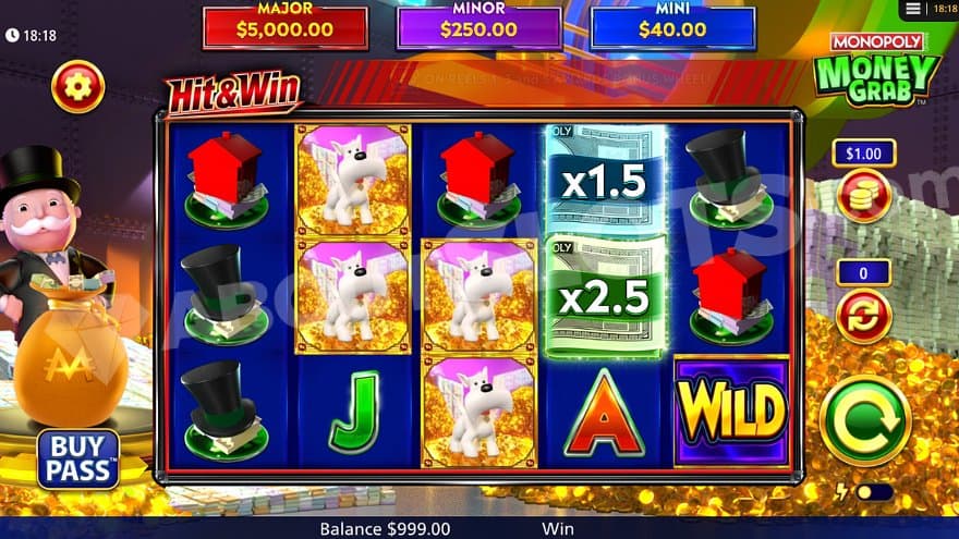 Five reels in a bank valve full of gold and bank notes.