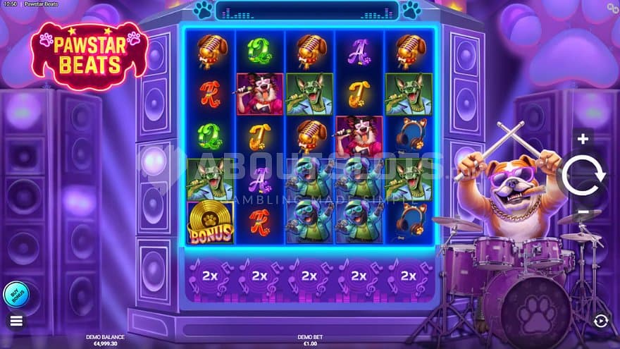 A casino slot with rocking dogs.
