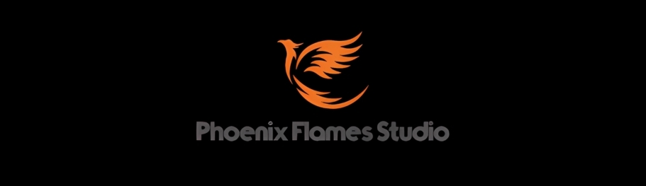 Phoenix Flames Studio Banner showing logo