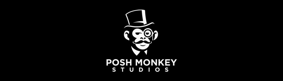 Posh Monkey Studios Banner showing logo