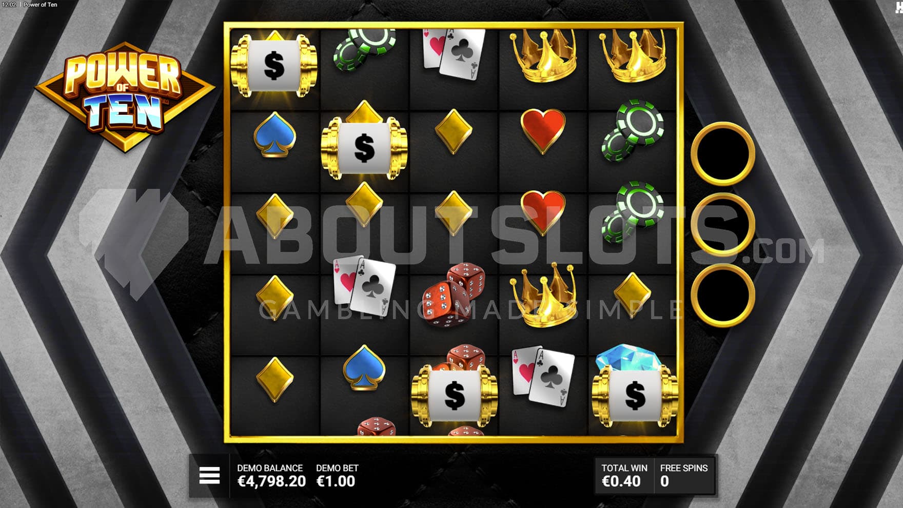 Whopping Wheels Bonus in progress, showing four Power Wheel symbols sticky on the grid.