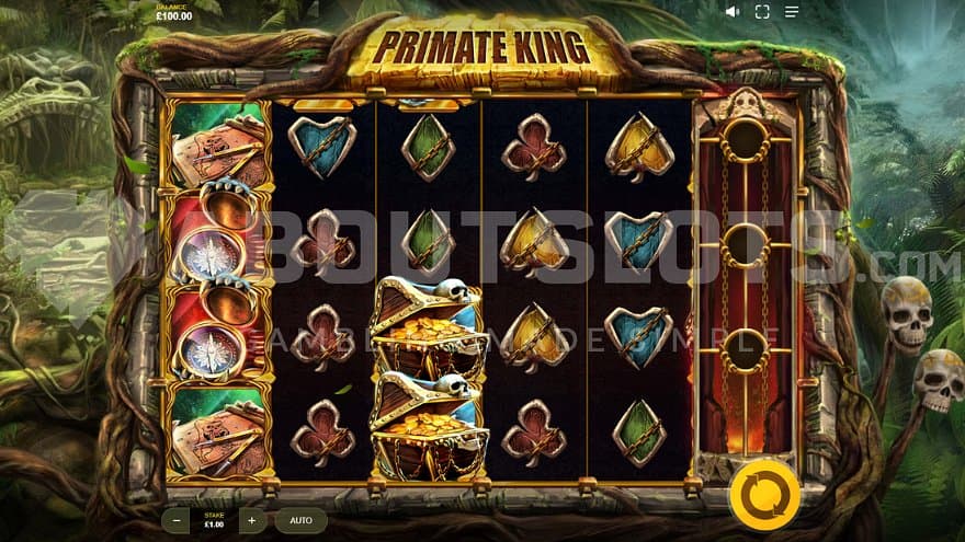 A casino slot in the jungle.