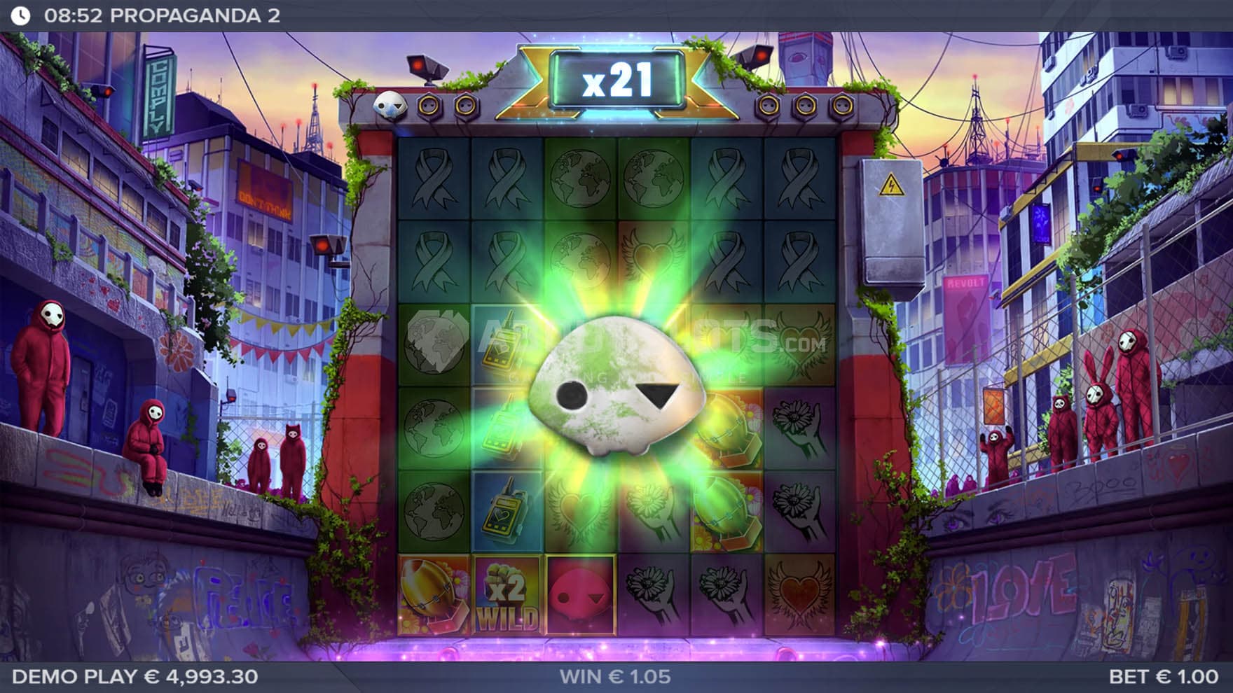 Screenshot of the Mask Collection triggered in the base game.