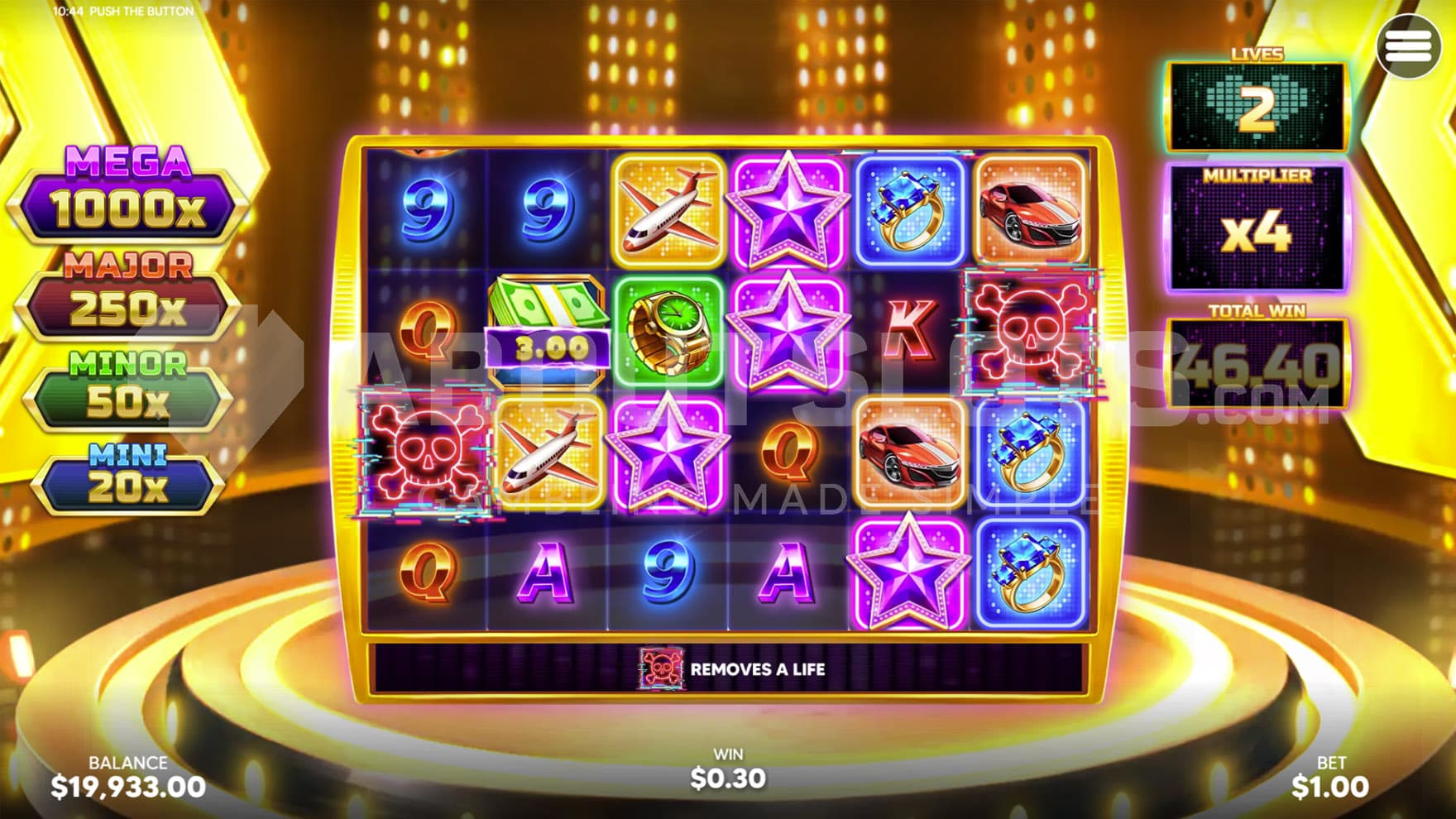 Unlimited Free Spins in progress, showing two Kill symbols on the grid.